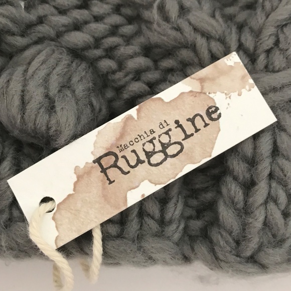 THREE BIRD NEST Ruggine Pommed Beanie Hat Gray NWT - Picture 8 of 14